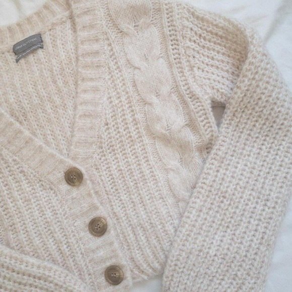 Cream Button-Up Cardigan - Picture 2 of 3